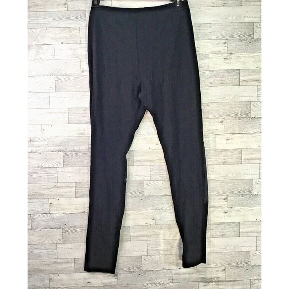 Guess Faux Leather Panel Leggings Women's Size XL Black Stretch High‎ Waist - Picture 5 of 9